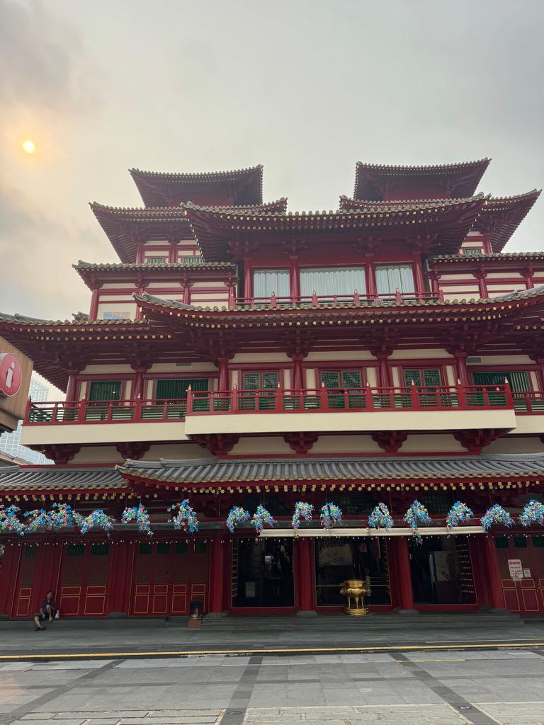 Buddha Tooth Relic Temple in Singapore’s Chinatown.