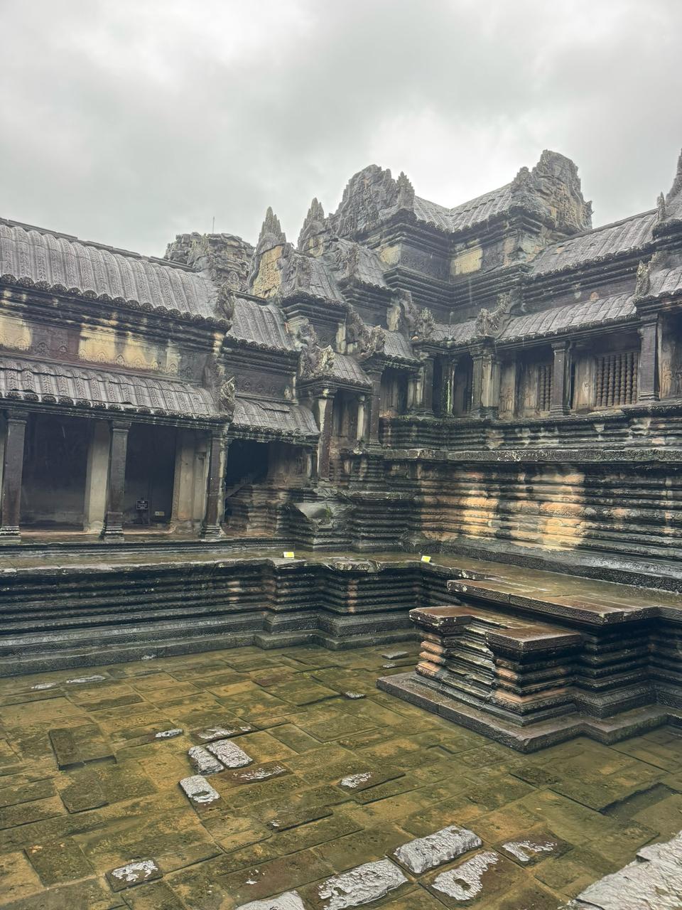 Wet galleries, Angkor Wat.